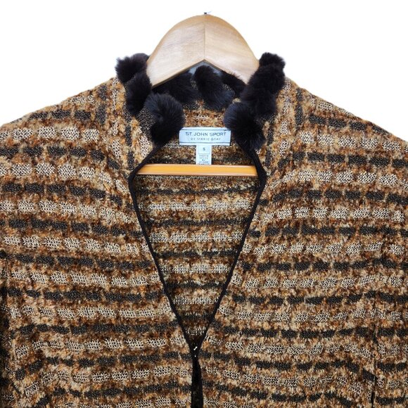 St. John Sport Cardigan Sweater Jacket size S - Picture 3 of 14